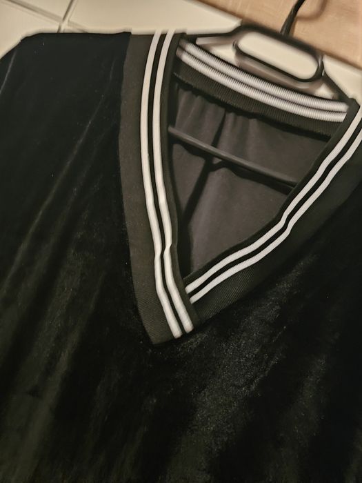 Bluza damska welurowa