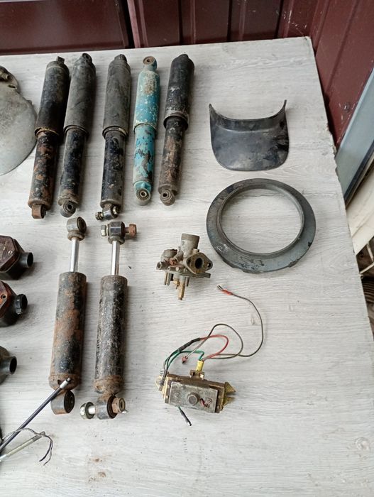 Simson amortyzatory cylinder szczęki gumy stopka wał głowica