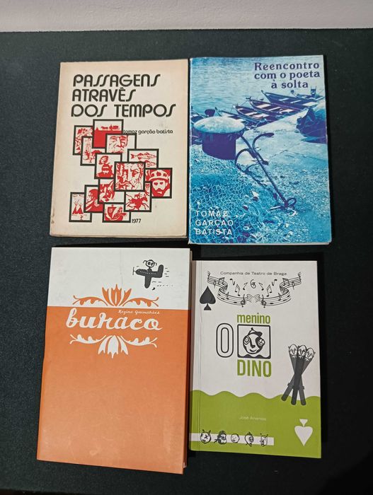 Lote Livros Nacionais (2x poesia e 2x teatro)