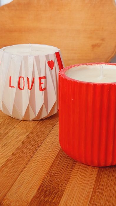 Свеча в кашпо свічка в кашпо