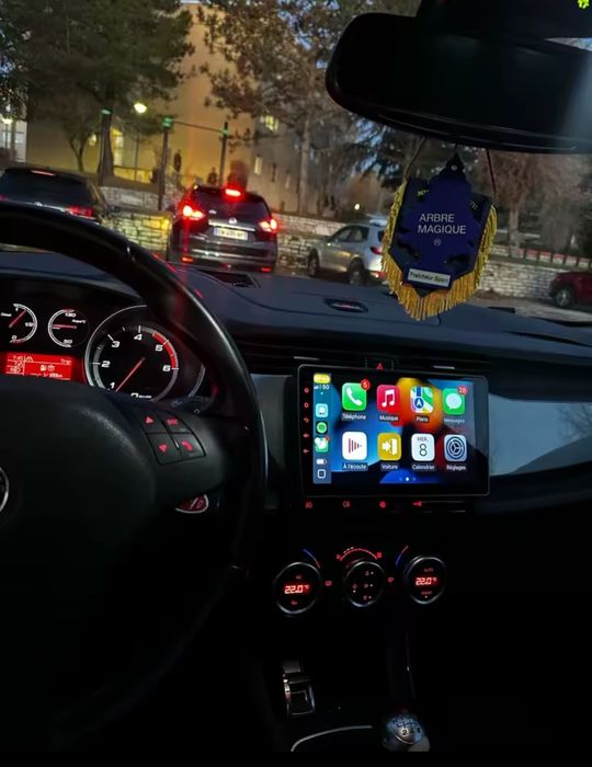 Rádio Alfa Romeo Giulietta Android 14 com GPS