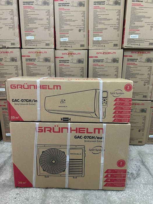 Кондиционер GRUNHELM GAC-09GH Новий! Монтаж!