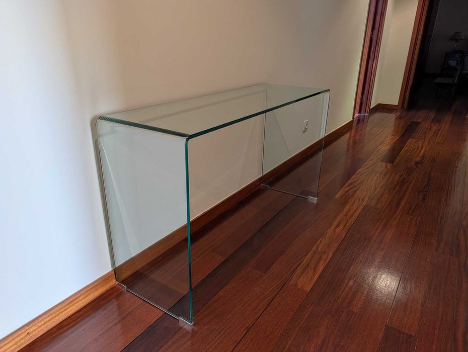 Mesa de vidro e Espelho
