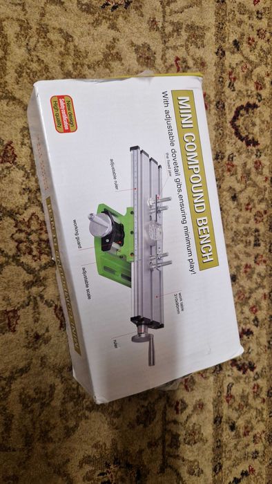 Mini Mesa de precisão para fresadora - nova em cx