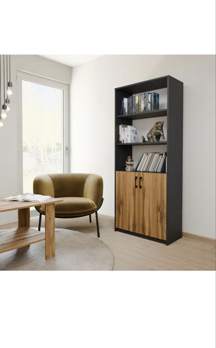 Nowy regał półotwarty - 180x74x35 - OD RĘKI