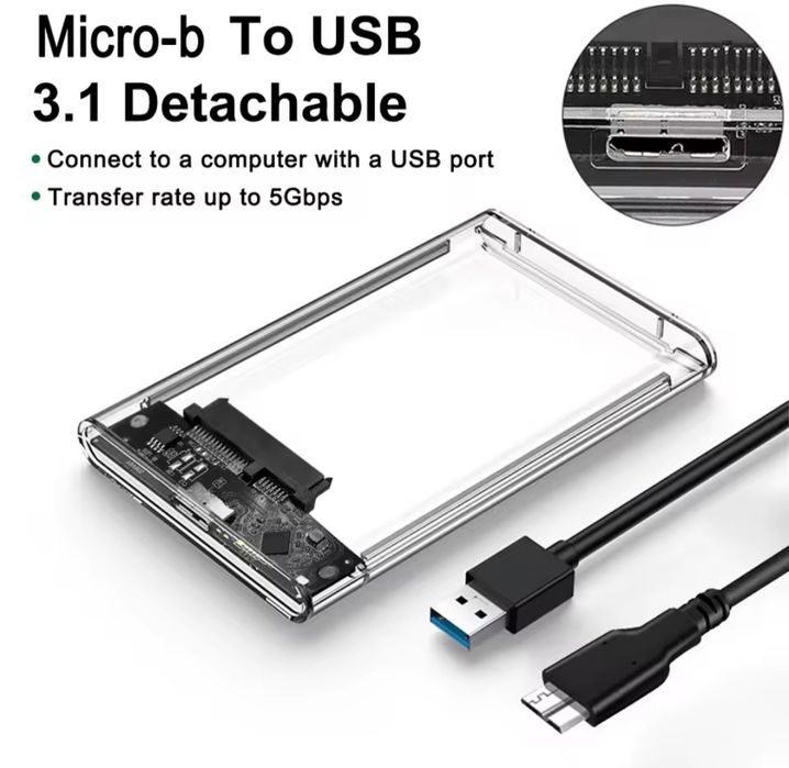 Нові SSD 120GB, 128GB, 256GB SataIII 2,5"/Карман,Адаптер Sata to USB