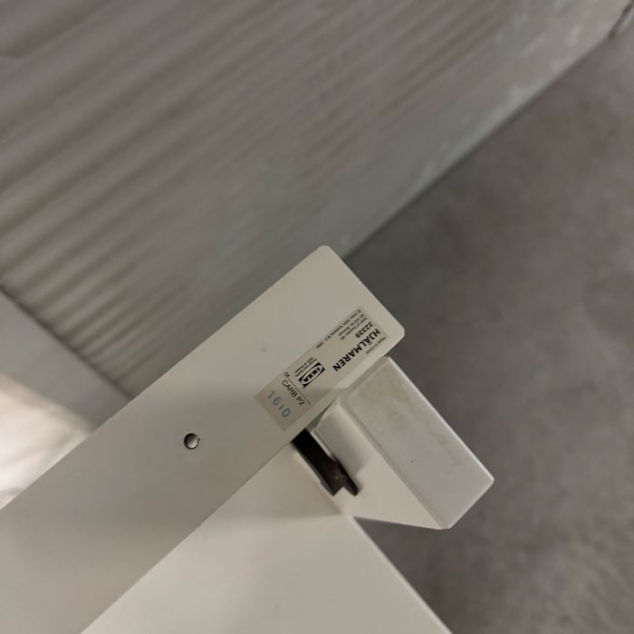 Półka ścienna szafka Ikea Hjalmaren drabinka biała