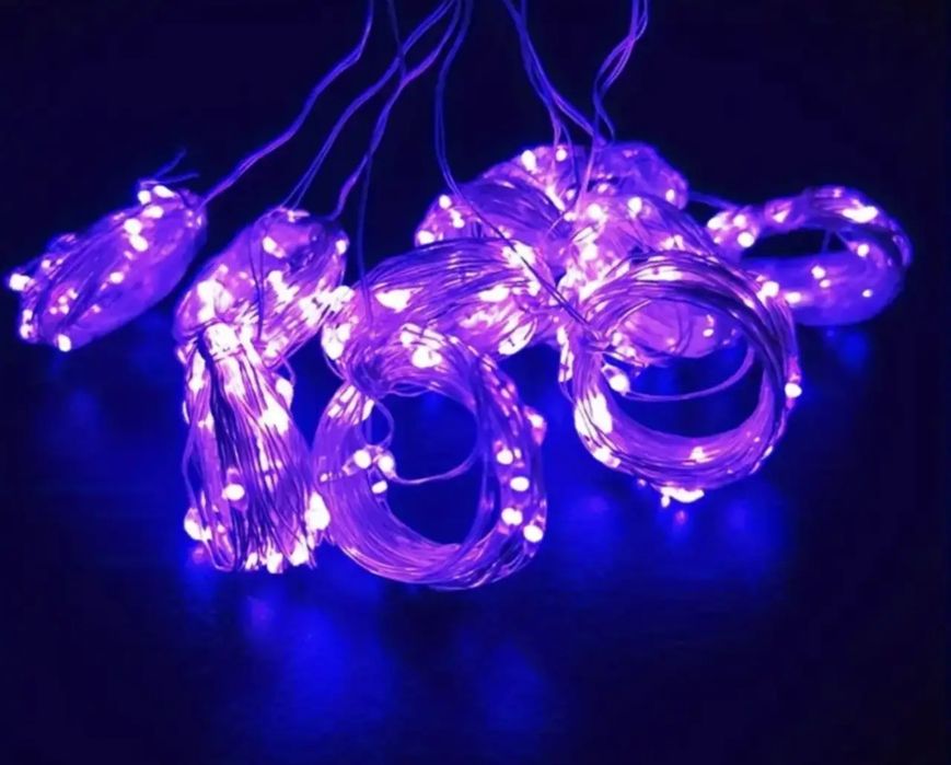 Гірлянда роса led штора 3×3м usb
