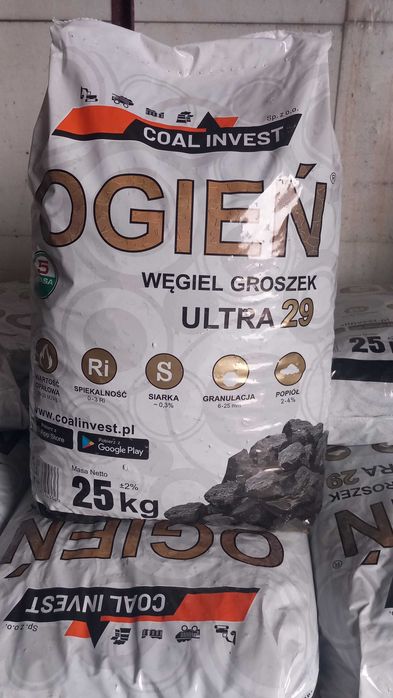 Groszek Ogień Ultra 29MJ węgiel