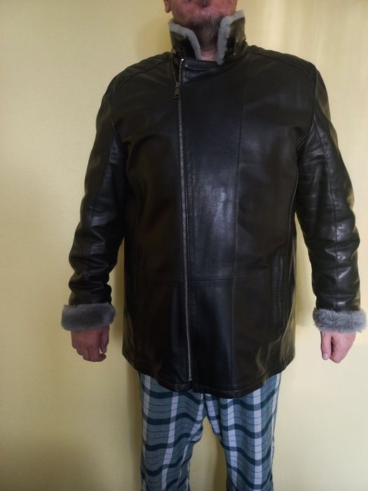 Куртка шкіряна, зимова.