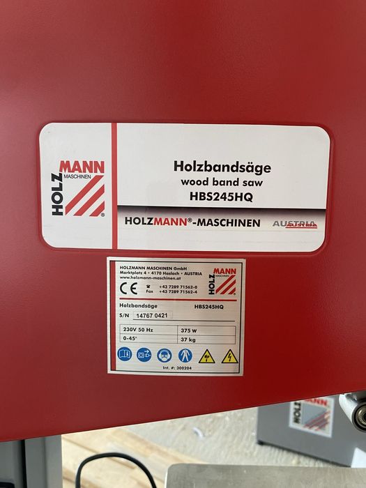Piła taśmowa Holzmann HBS 245HQ