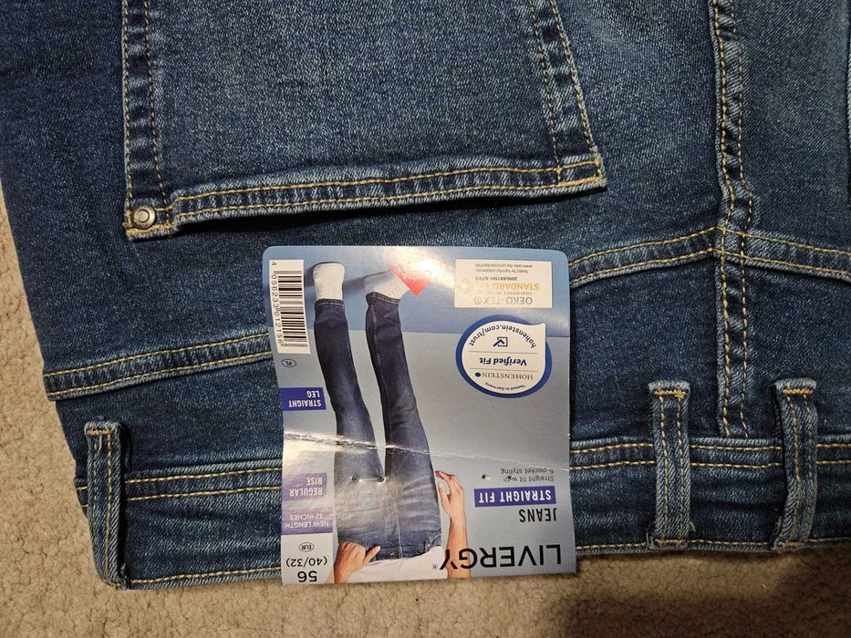 spodnie męskie jeansowe  rozmiar 56 (40/32)