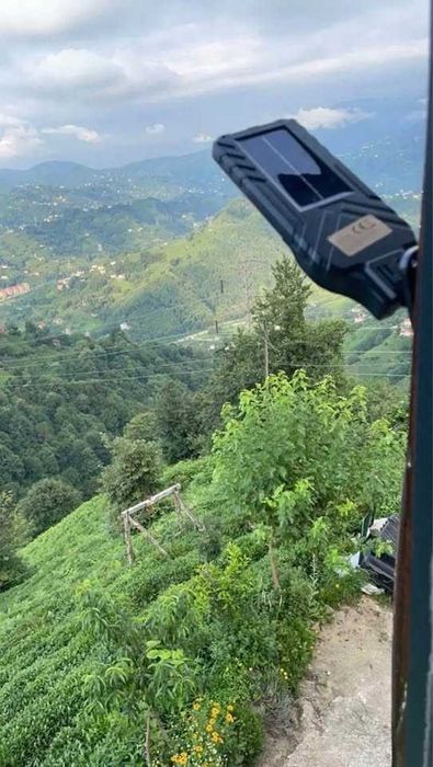 Luminária LED solar para exterior