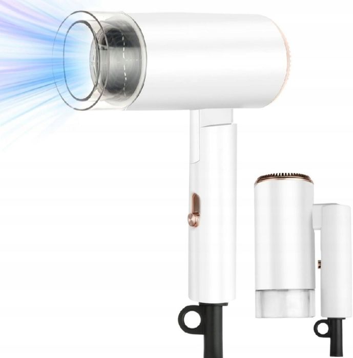 Suszarka do Włosów Składana Podróżna 3 Temp Lekka Szybkie Suszenie 150