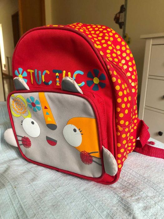 Mochila Tuc-tuc, como nova, para menina