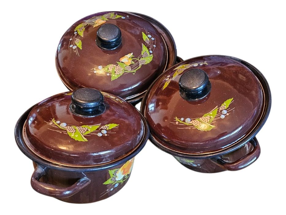 Посуд сталевий емальований українського виробництва