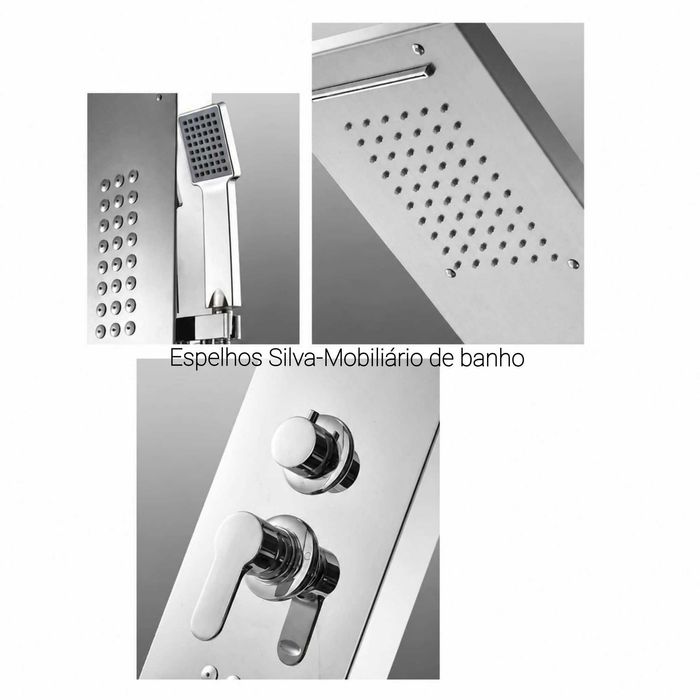 PROMOÇÃO-Coluna de Duche Aço INOX - Hidromassagem/Casa de banho/WC