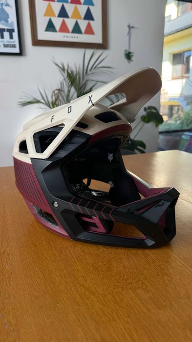 Kask Fullface Fox Proframe RS Mash MIPS Bordeaux / S