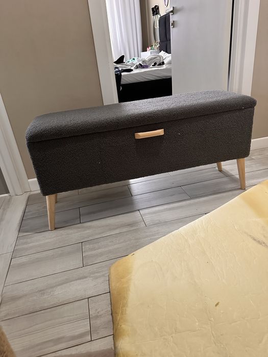 Банкетка пуф с нишей для хранения