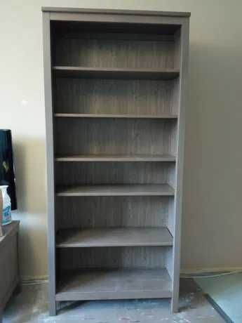 Regał IKEA Hemnes z 6 półkami, szary - dostawa gratis