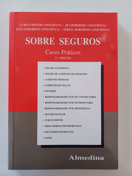 Livro Sobre Seguros - 2a. Edição, Almedina
