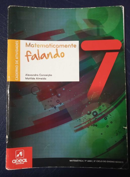 Livro do 7º Ano 'Matemáticamente Falando' + Caderno de Actividades