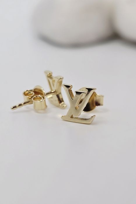 Złote kolczyki wtykane próba 585 14k