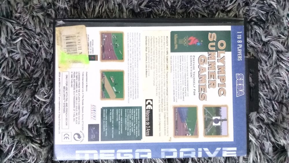 Jogo Mega Drive Olympic Summer games