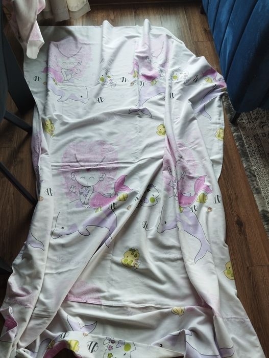 Pościel satyna bawełniana 160 na 200 syrenki CottonWorld