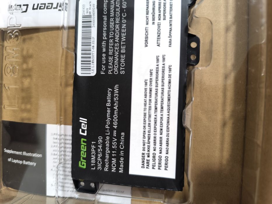 Bateria GreenCell L18M3PF1