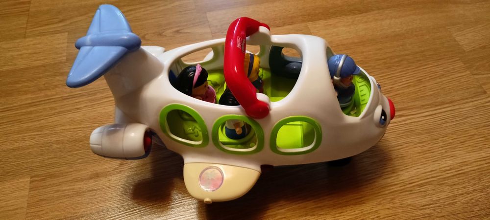 Samolot fisher price biały