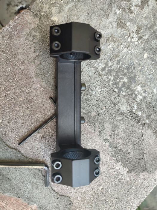 Кріплення- моноблок для оптики 25.4мм Меdium. Ластівка.