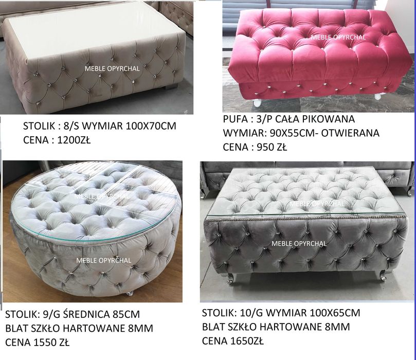 PRODUCENT !!! narożnik glamour pikowany NR. 37/2024
