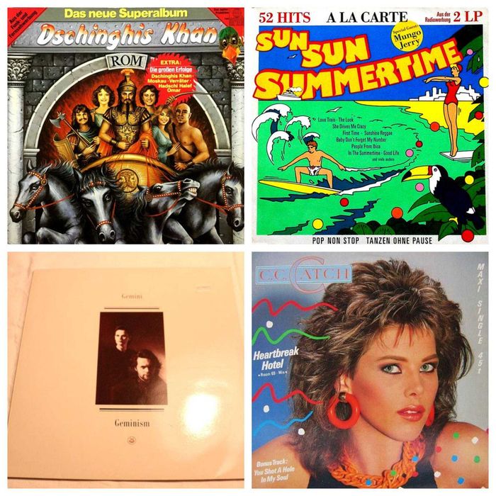 LP 7" Modern Talking,Blue system,Rockets,Scotch,Secret service vol3
