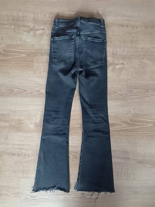 Spodnie jeansy dzwony xs