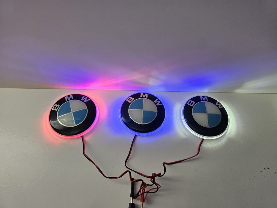 Emblema BMW LED 82mm – Ilumine com Estilo!