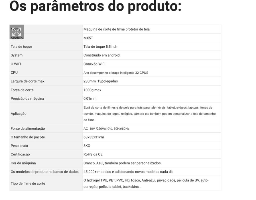 Maquina de pelicula de gel para varios ecrans
