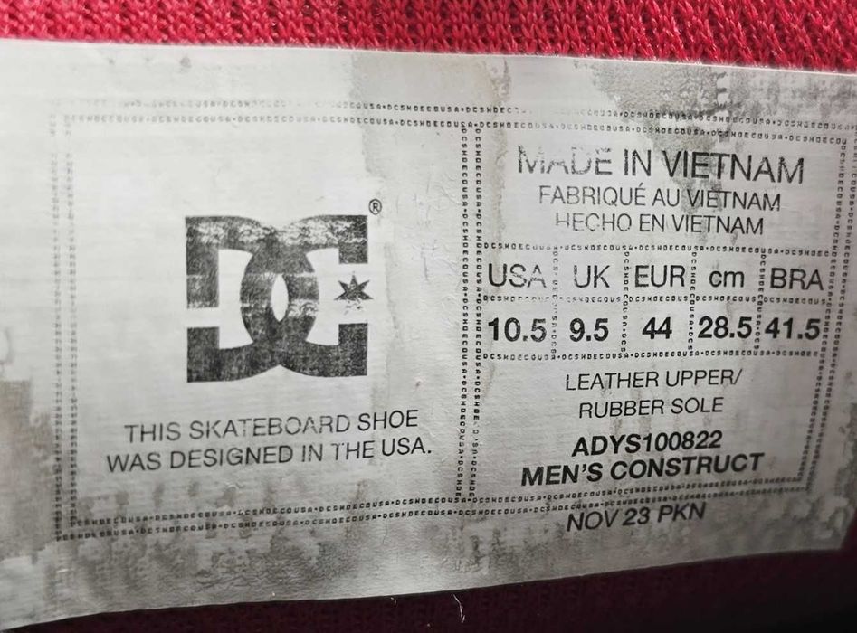 DC CONSTRUCT oryginalne buty r.44