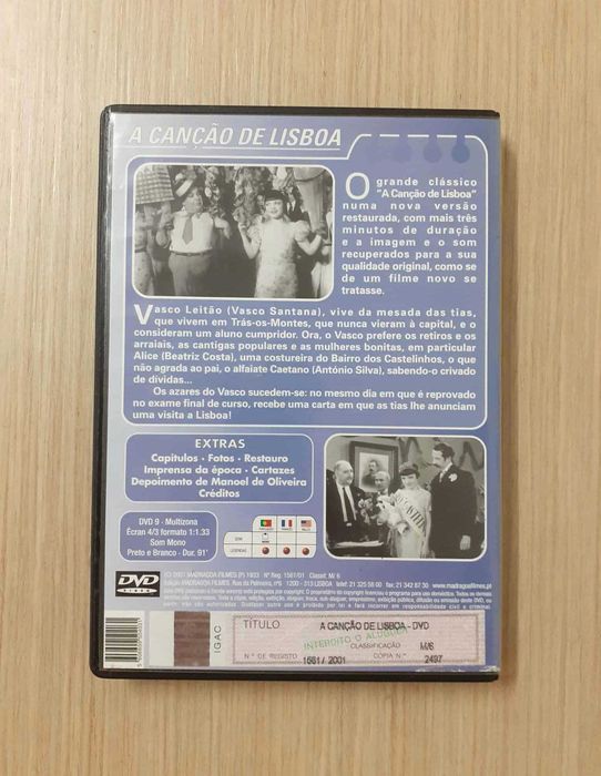 A Canção de Lisboa (1933) - DVD