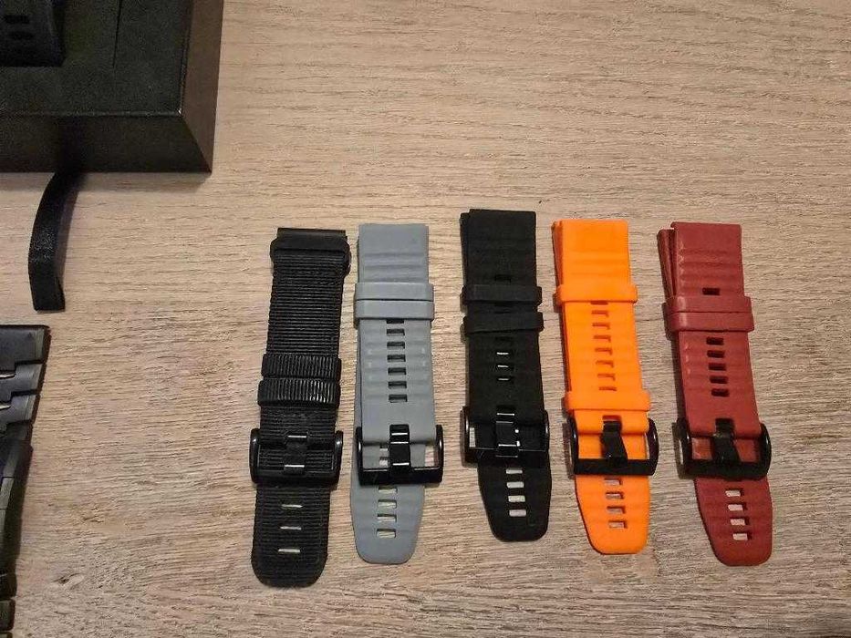 Garmin Fenix 7X Sapphire Solar Carbon Gray DLC 51 mm stan bardzo dobry