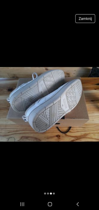 Buty biale skorzane trampki damskie kurt geiger 40