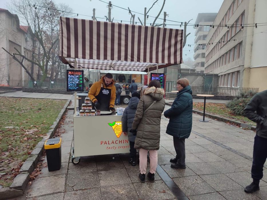 НОВИЙ Візок для млинців, Тележка для блинов. Блинная станция. Млинці