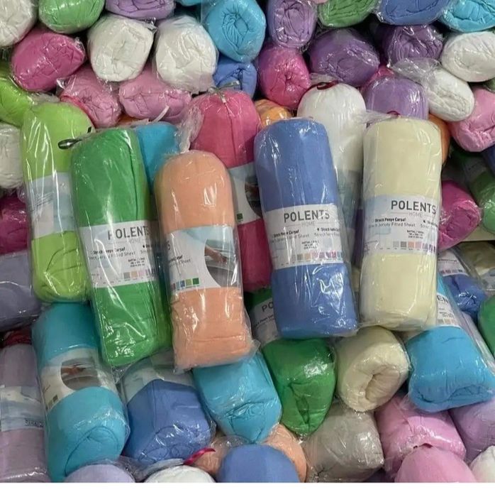 Махрова простинь на резинці простирадло простынь