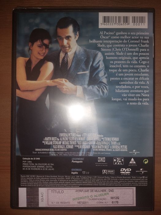DVD NOVO e SELADO - " Perfume de Mulher " 1992