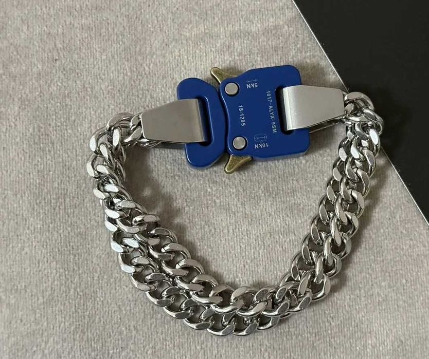 Браслет Alyx double chain синий