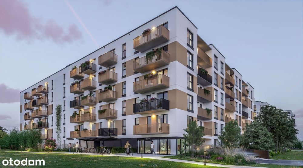 3-pokojowe mieszkanie 53m2 + ogródek Bez Prowizji