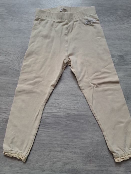 Legginsy 92 Newbie komplet róż kwiaty