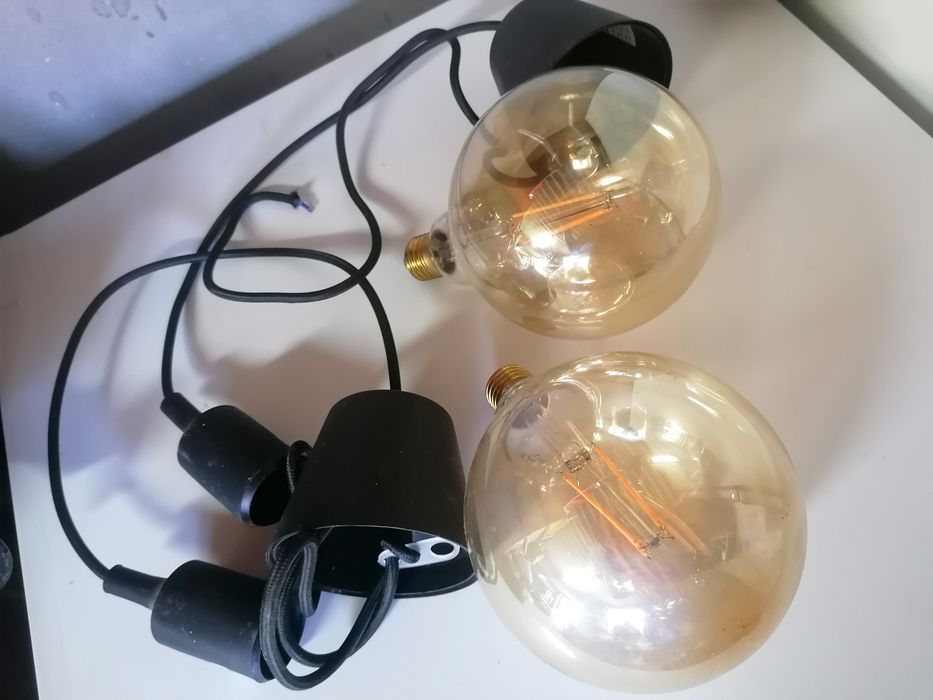 Lâmpadas com filamentos decorativas