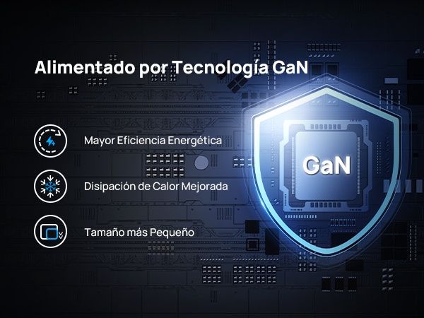[Novo] Carregador USB 100W GaN, 3 USB, Fast Charge!