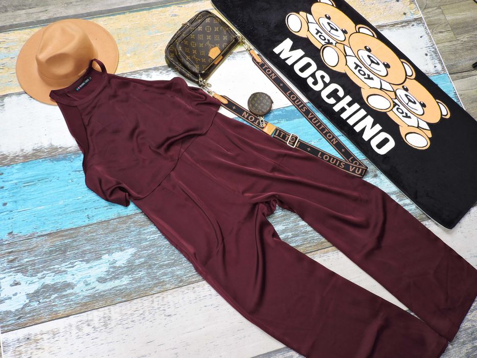 Even & Odd Śliczny koktajlowy kombinezon kuloty 40